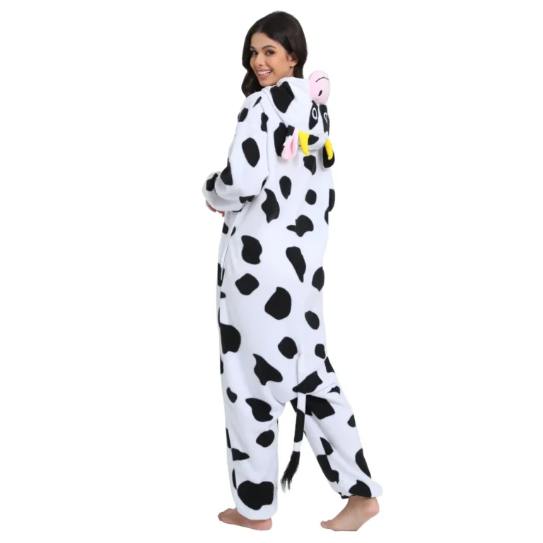 Pijama Kigurumi Vaquinha Confortável