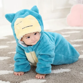 Pijama Infantil Snorlax – Kigurumi Pokémon Azul
