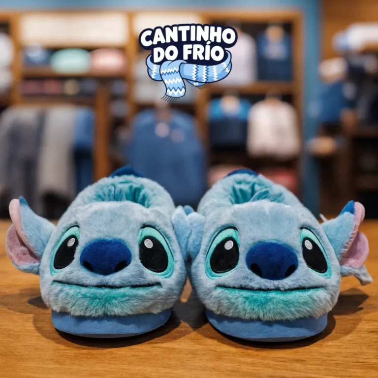 Pantufa 3D – Stitch Fofura