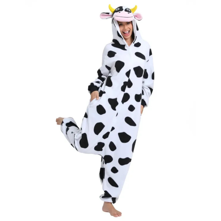 Pijama Kigurumi Vaquinha Confortável