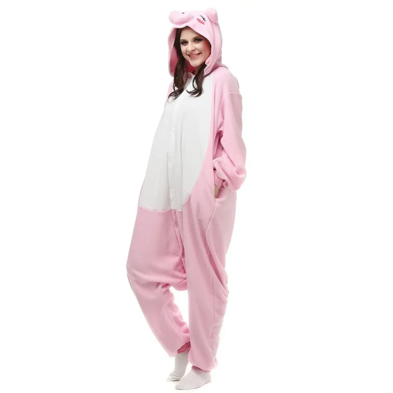 Pijama Kigurumi Porquinho Confortável