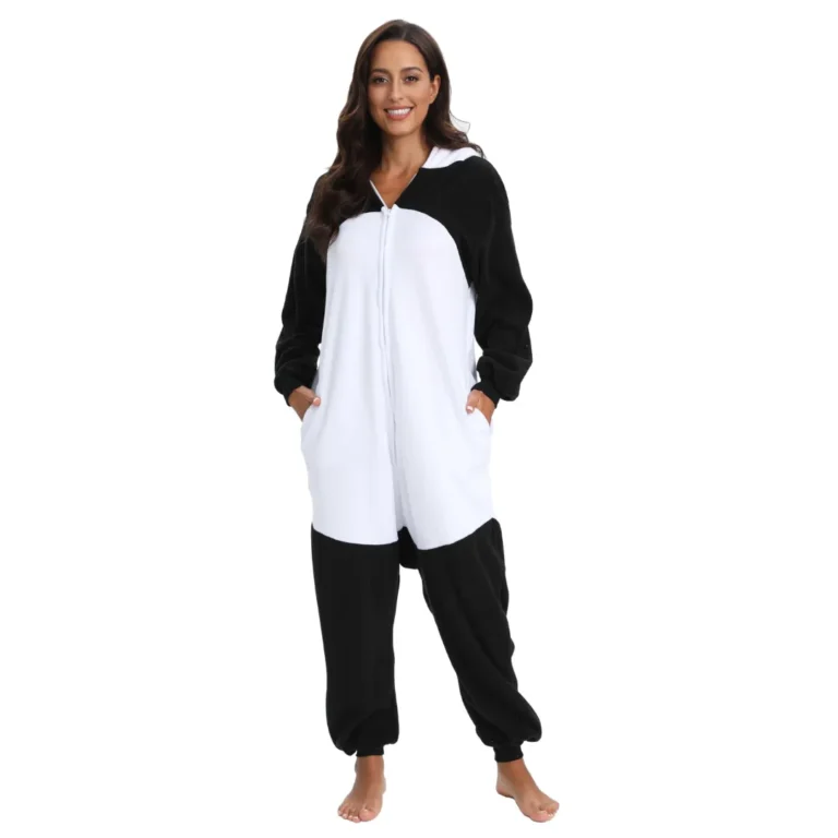 Pijama Kigurumi Pandinha Confortável