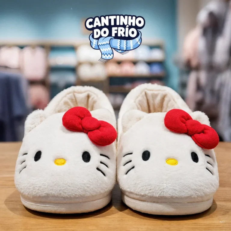 Pantufa 3D – Hello Kitty Encantada