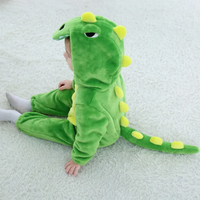 Pijama Infantil Dino – Kigurumi Verde
