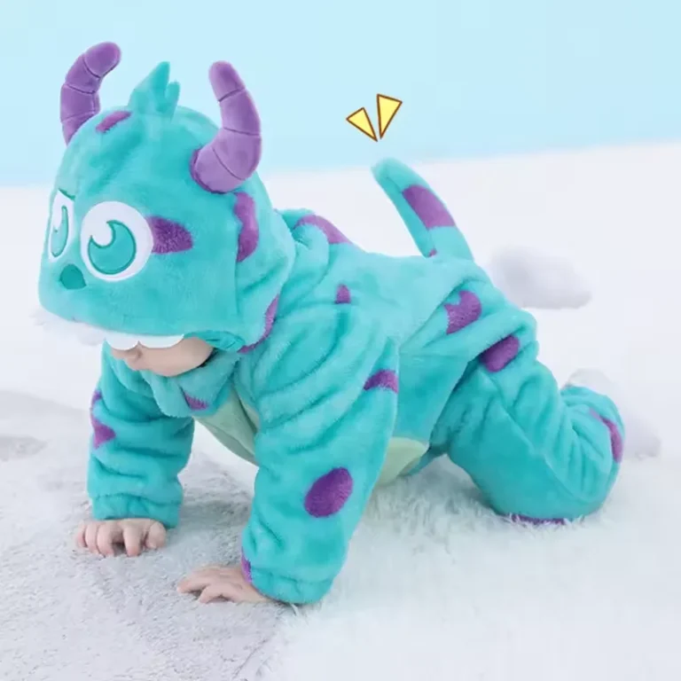 Pijama Infantil Sulley 2025 – Kigurumi Monstros SA Azul