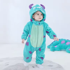 Pijama Infantil Sulley 2025 – Kigurumi Monstros SA Azul